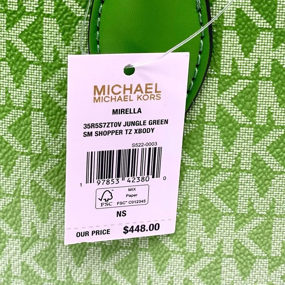 MICHAEL KORS MIRELLA SMALL SHOPPER TOTE CROSSBODY OMBRÉ